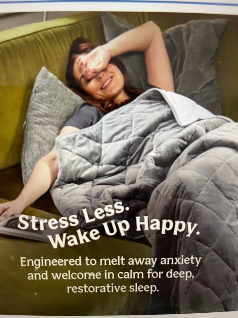 Mela weighted blanket 7kg as new condition