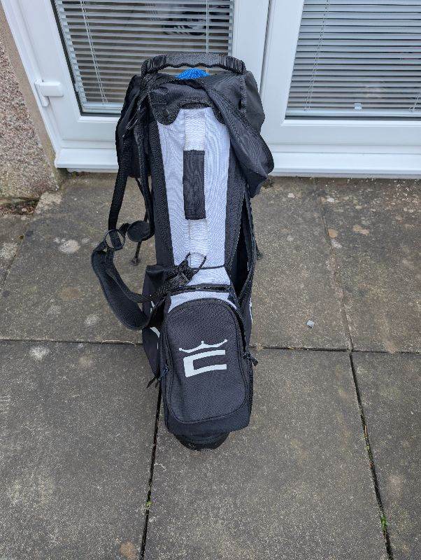 Cobra Golf Stand Bag – Black & White, Good Condition