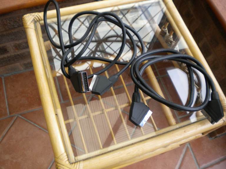 SCART LEADS 1 X 6FT 1 X 5FT