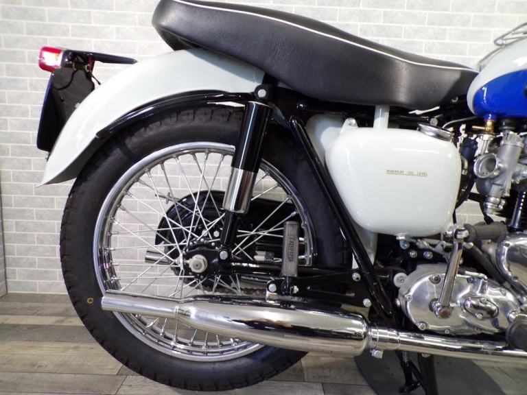 1959 TRIUMPH T120 BONNEVILLE Royal Blue Pearl Grey Fully Restored Rare Exclus...