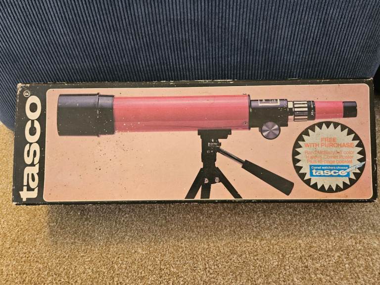 Tasco 20ER Vintage Telescope 15x–45x50mm + Tripod + Gift Book 