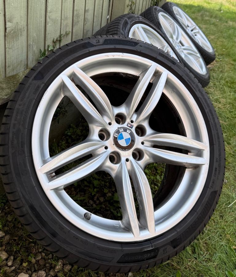 BMW 5 series M Sport 19 inch Alloy Wheels 5 x 120 Genuine 351m F10 F11 6 Series F12 F13 245/40 R19