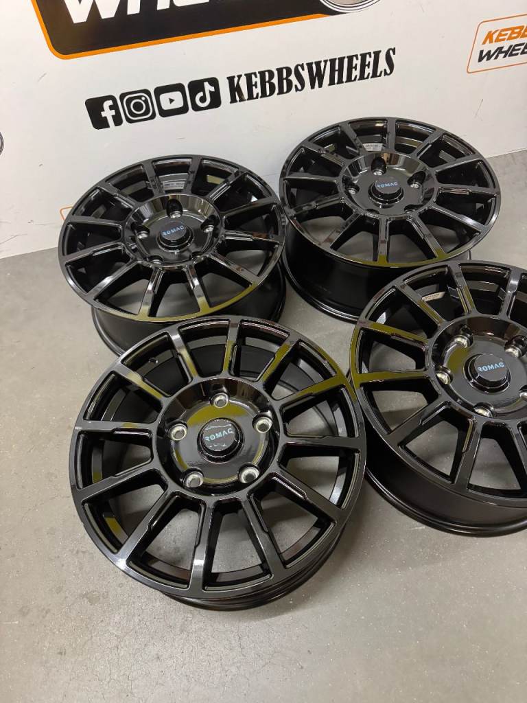 ** FINANCE AVAILABLE** 18" NEW FORD TRANSIT ROMAC STEALTH ALLOY WHEELS