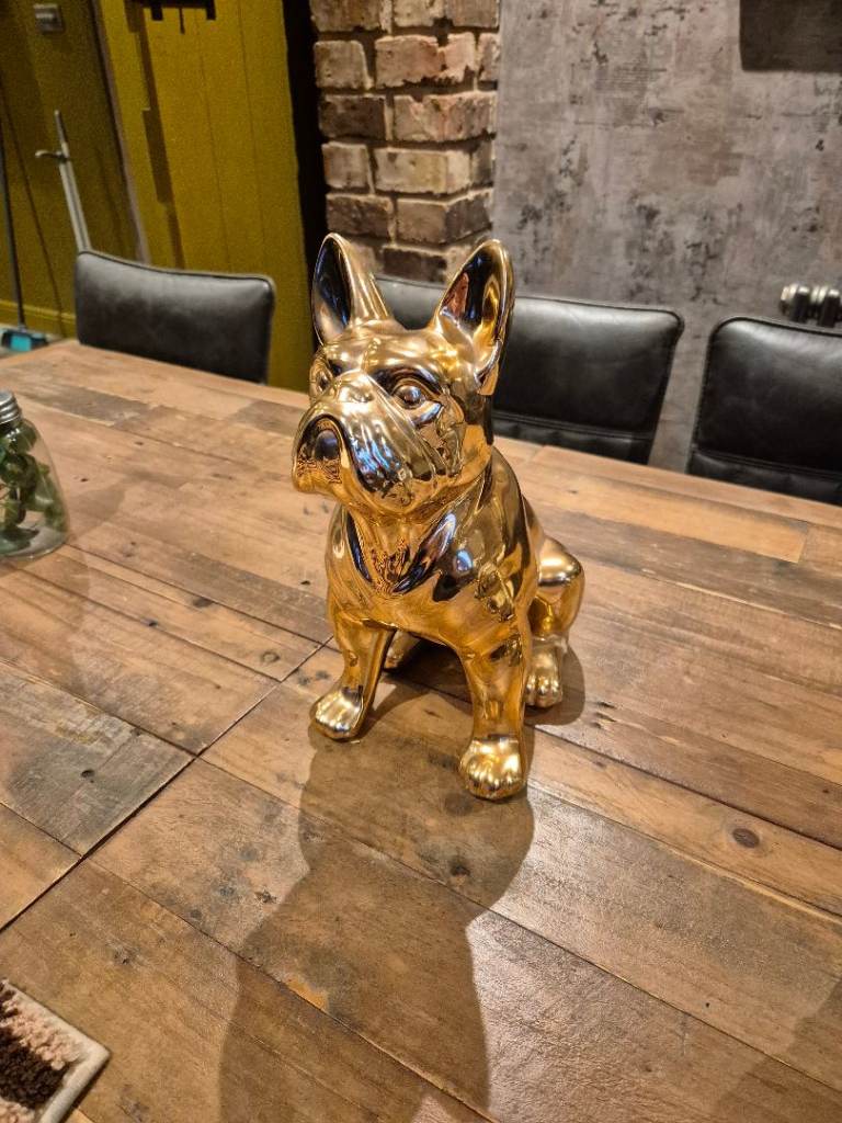 French bulldog statues