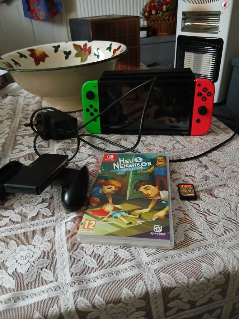 Nintendo Switch with games 