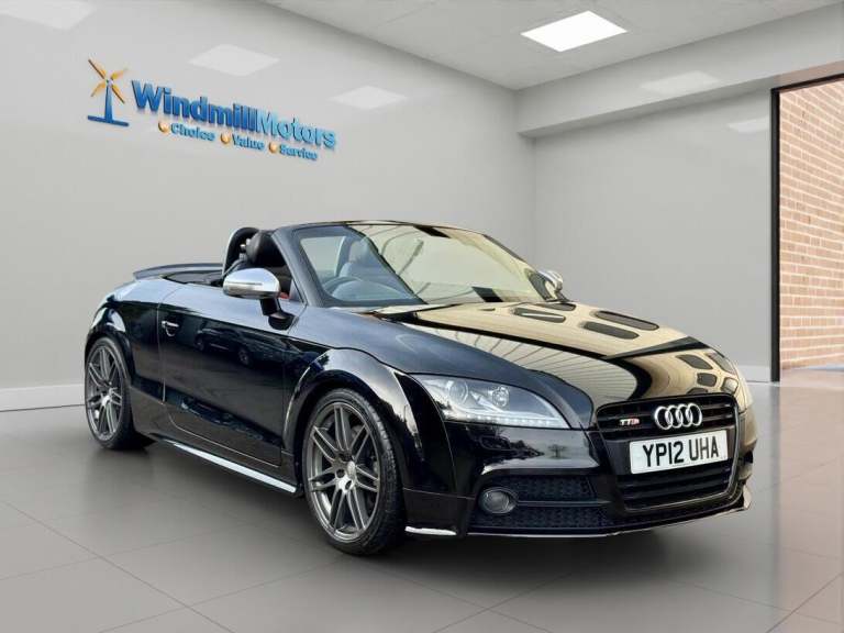 2012 Audi TTS 2.0 TFSI Black Edition Roadster S Tronic quattro Euro 5 2dr CONVERTIBLE Petrol Auto...