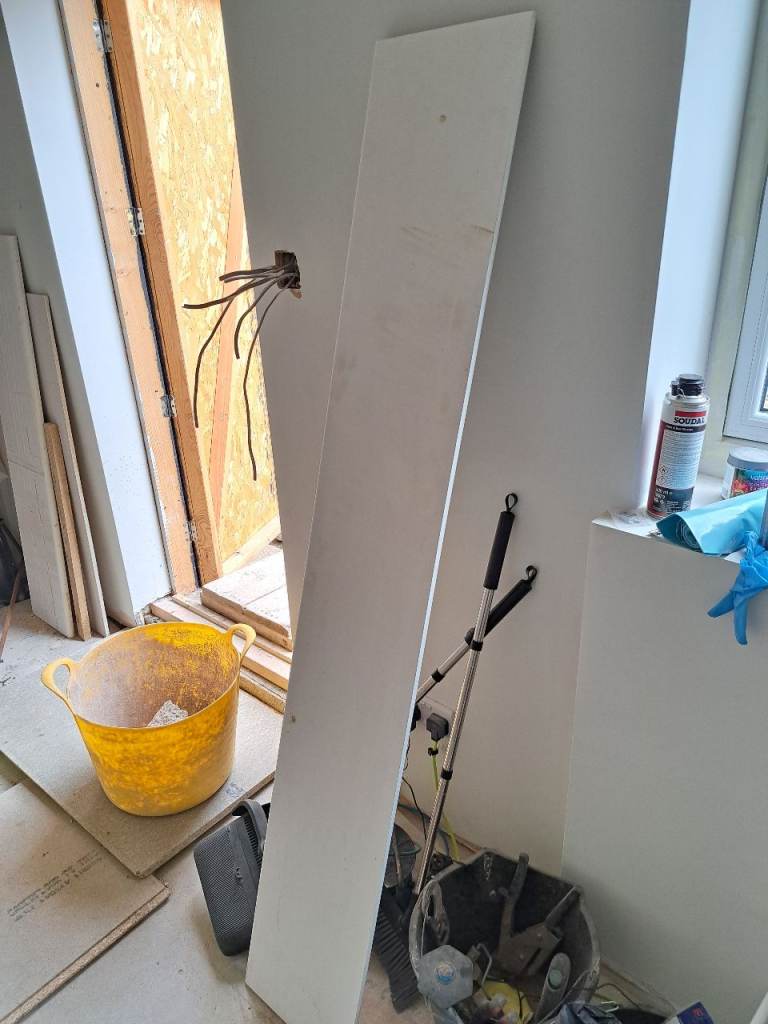 White MDF Board for DIY Projects – Good Condition