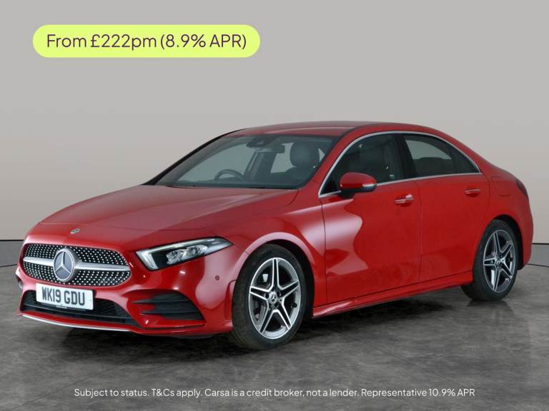 2019 Mercedes-Benz A-Class 1.5 A180d AMG Line (Premium) Saloon 4dr Diesel 7G-DCT Euro 6 (s/s) (11...