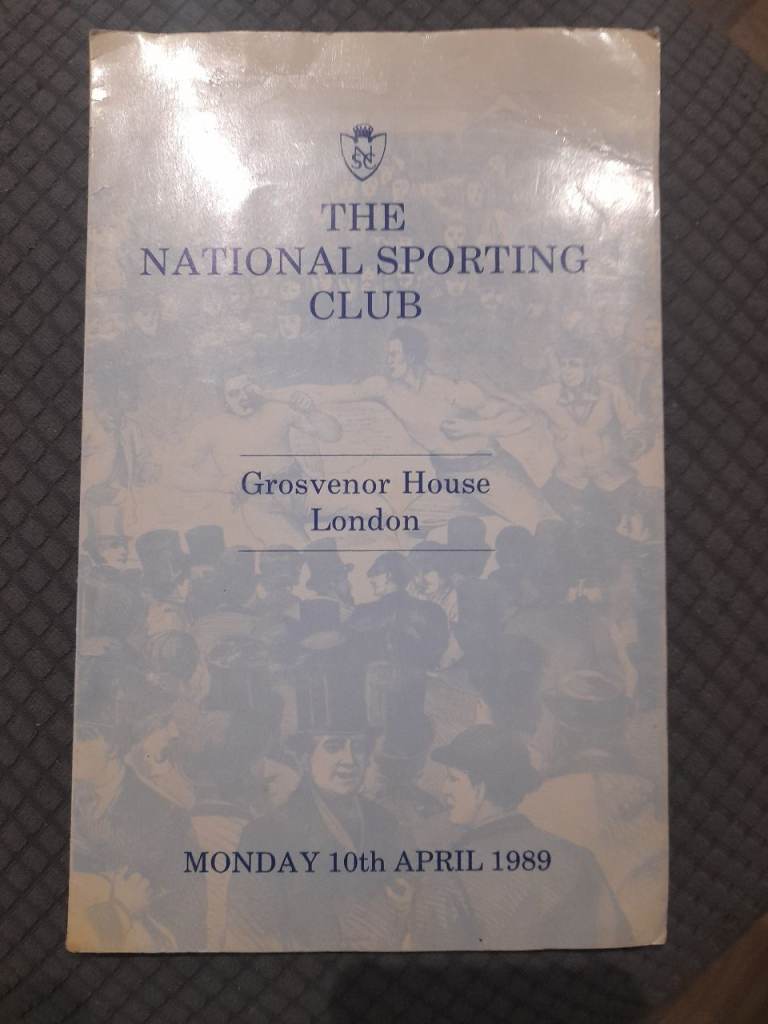 Boxing Memorabilia 1989