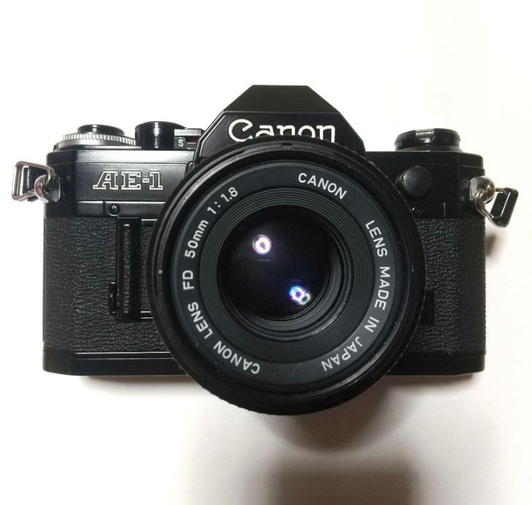 Canon AE-1 With 50mm 1.8 Film Camera