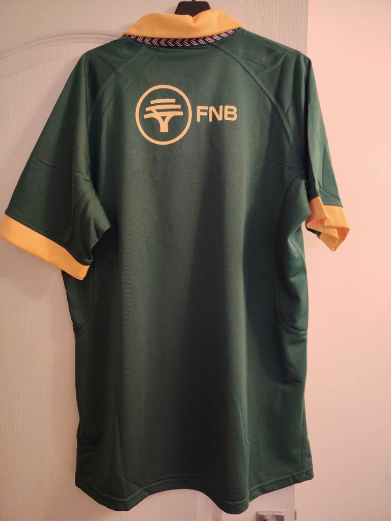 Springboks South Africa Rugby Union Shirt - Mens XL (More like L)