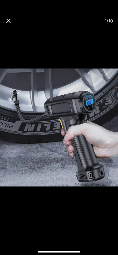 Brand new wireless air compressor/tyre inflator 