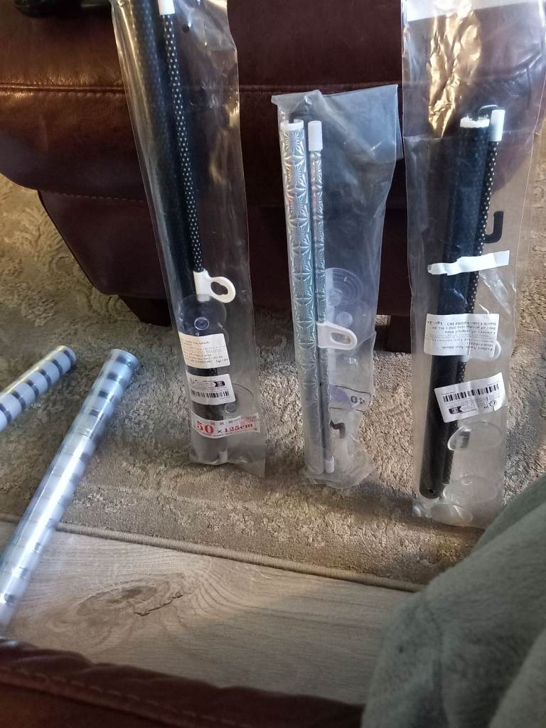 Stick on blinds great for bathroom or caravan and car windowa