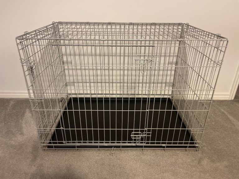 image for Large dog crate - barely used 