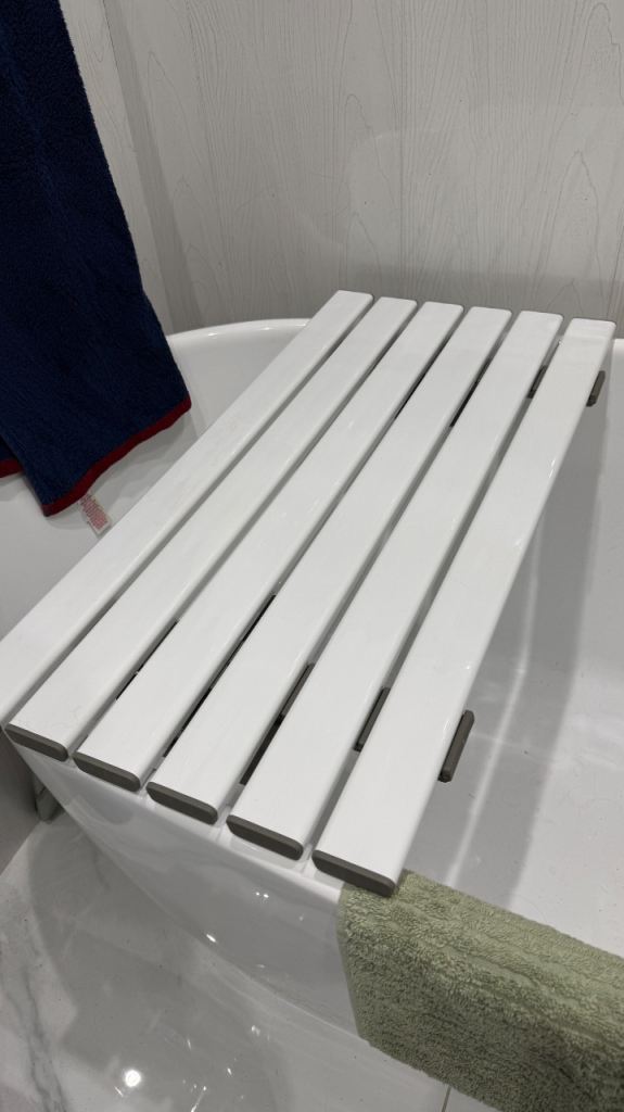 Care and Co adjustable bath bench