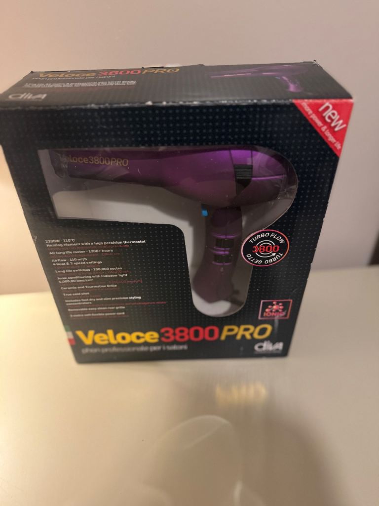 Diva veloce 3800 Pro dryer - Purple