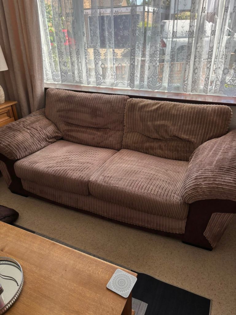 2 x 3 seater sofas