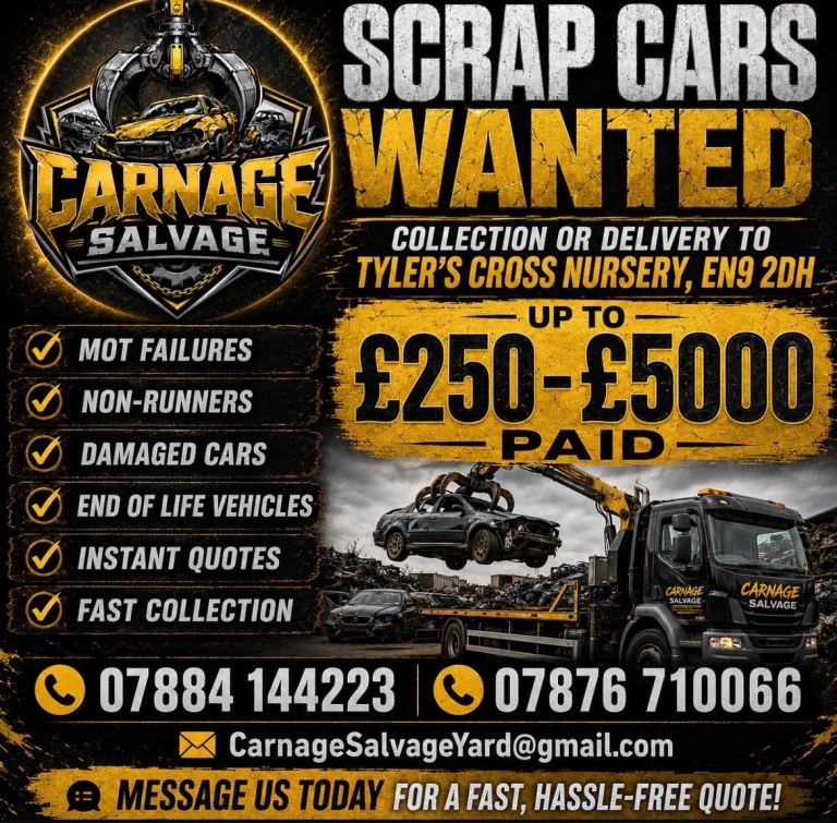 Scrap my car scrap car collection we buy any cars vans motorbikes used damaged unwanted vehicles