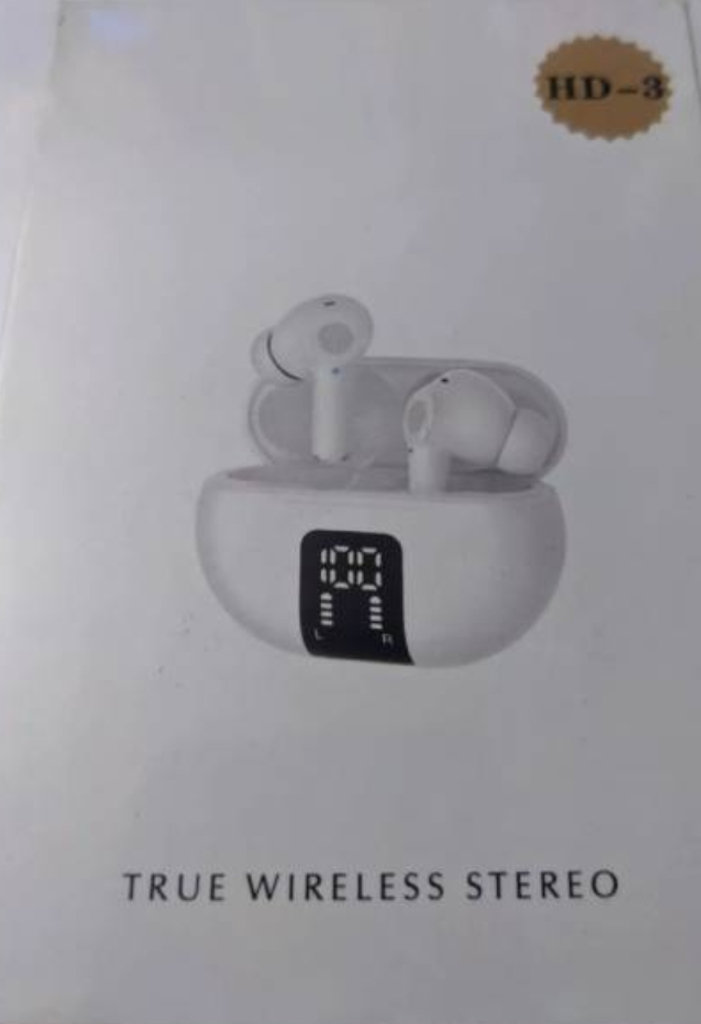 HD-3 TRUE WIRELESS STEROE. Compatible with iOS Android 
