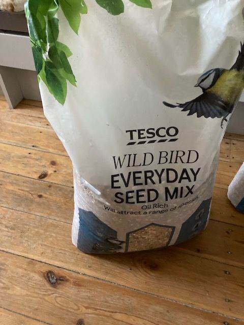 FREE Bag unopened wild bird seed.