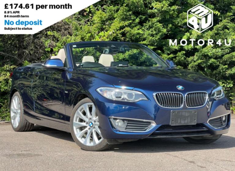 2016 BMW 2 Series 220I CABRIOLET LUXURY Convertible Petrol Automatic
