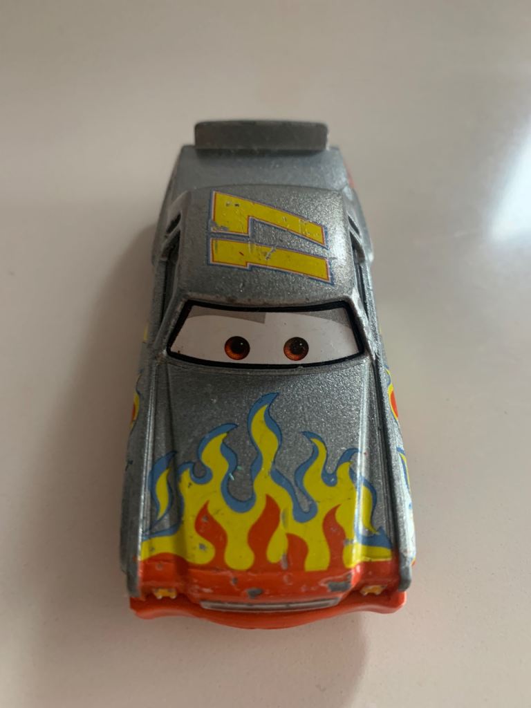Disney Pixar Cars Darrell Cartrip 17 Monte Carlo Diecast 1:55 Toy Car Mattel 