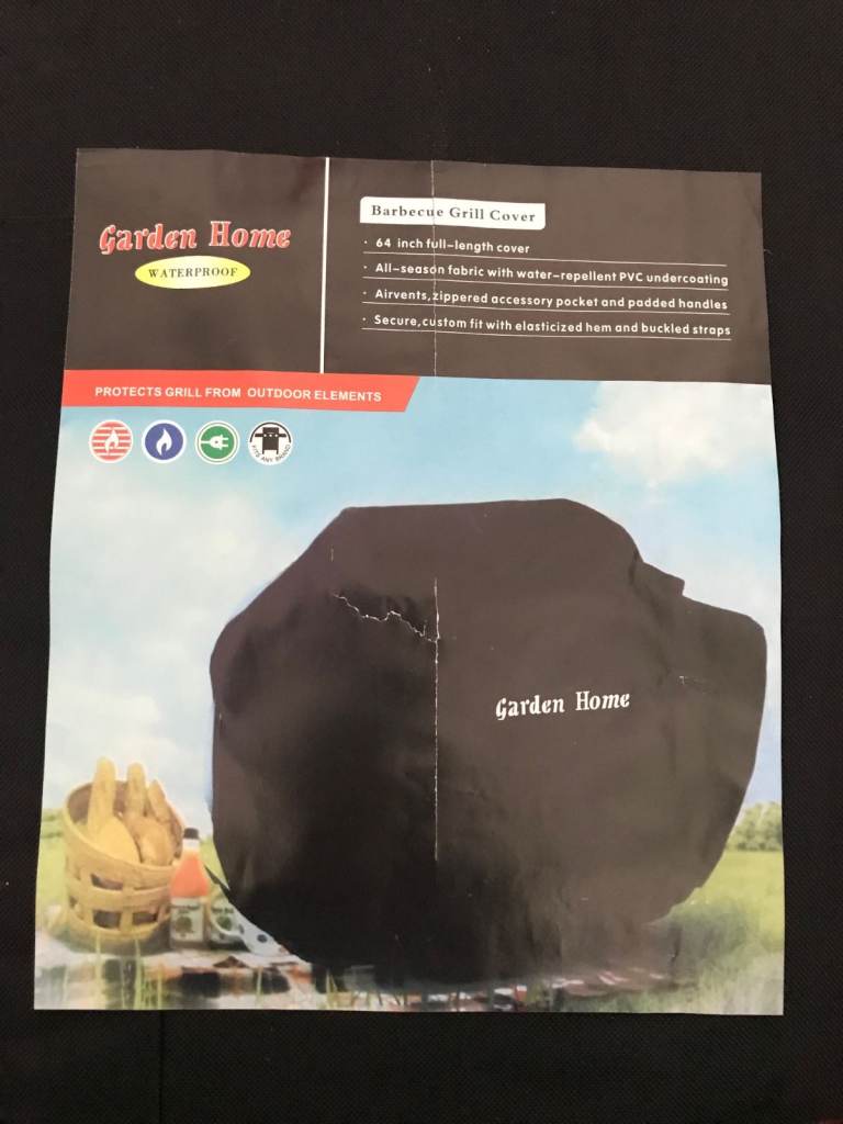 Brand New BBQ Grill Cover 64” Black-Full Length- Heavy Duty- Weather proof