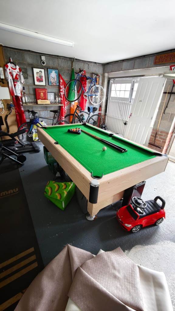 7ft American style slate pool table
