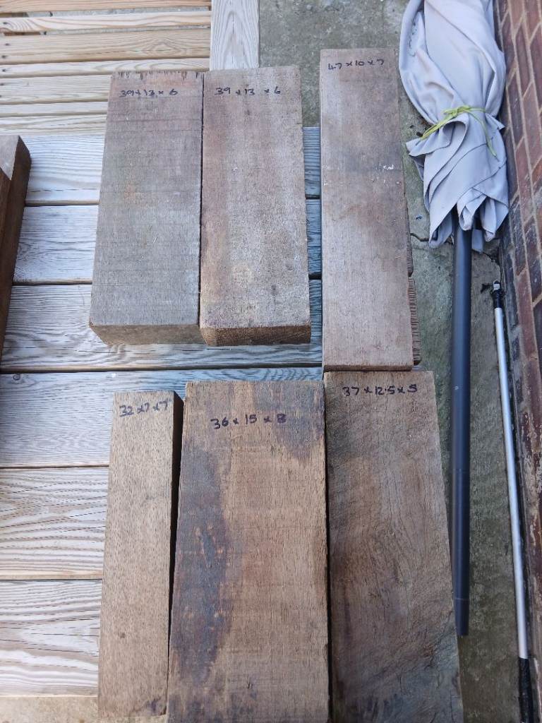Hardwood Timber Boards for Various Projects – Good Condition