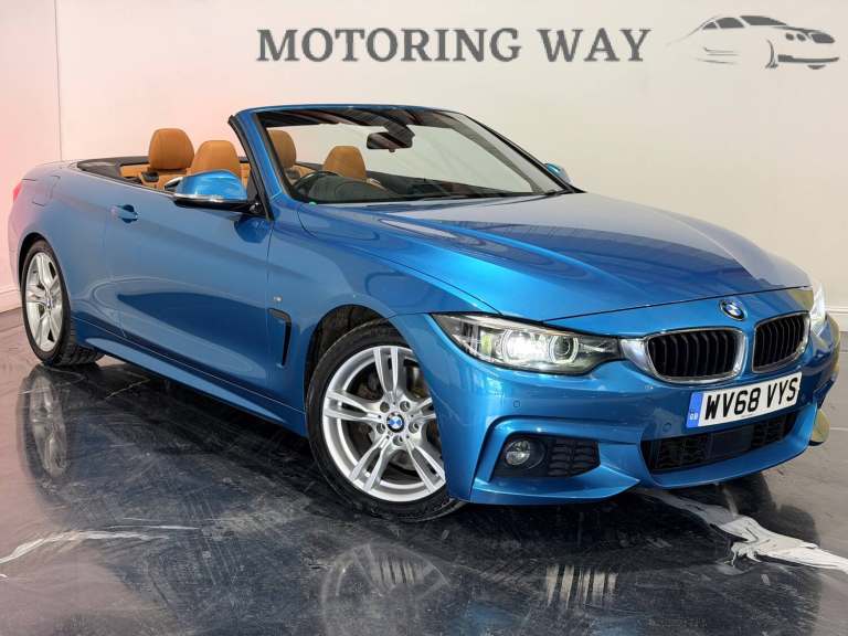 2018 BMW 4 Series 2.0 430i GPF M Sport Convertible 2dr Petrol Auto Euro 6 (s/s)