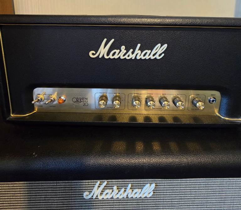 Marshall origin 20w head and matching 2x12 cab