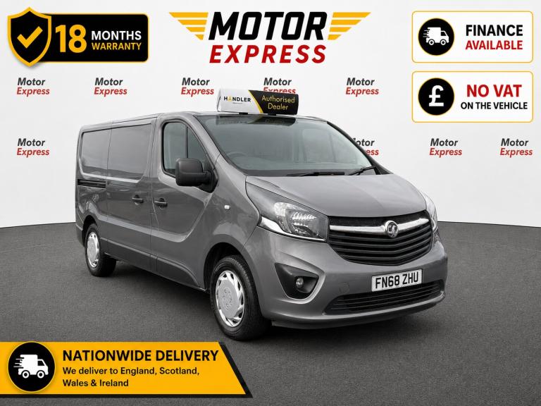 2018 Vauxhall Vivaro 2700 1.6CDTI BiTurbo 125PS Sportive H1 Van PANEL VAN Diesel Manual
