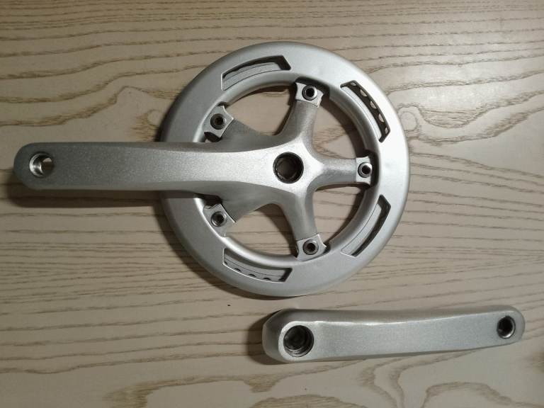 Chainset-crankset, 170mm, double or single.