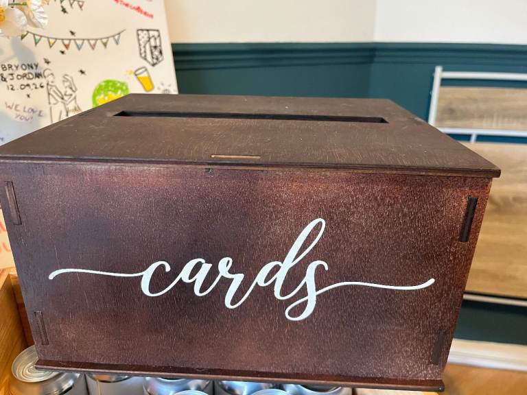 FREE Wedding Card Box