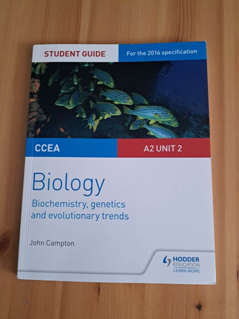 CCEA A2 Unit 2 Biology Student Guide by John Campton – Good Condition