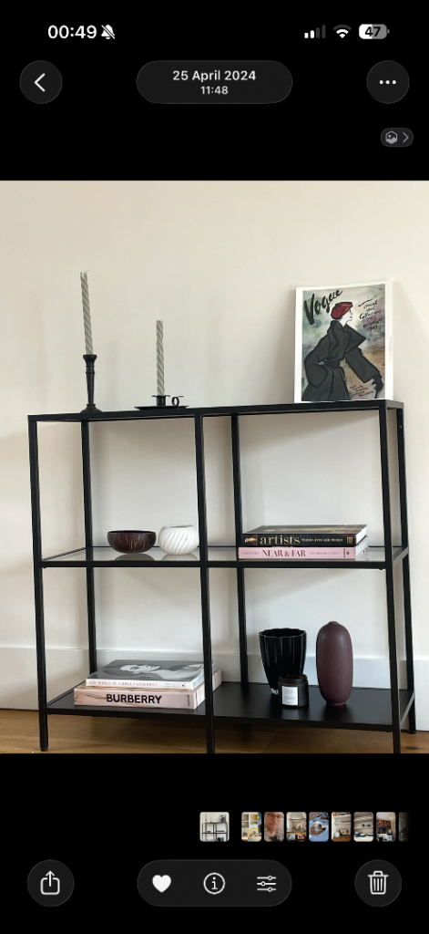 IKEA vittsjö shelving unit / bookshel