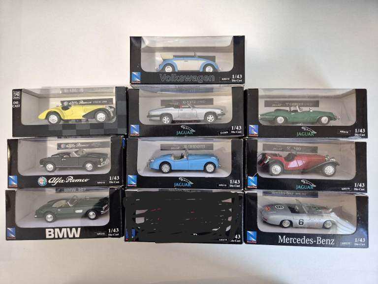 Die-cast NEW RAY City Cruiser Model Cars Collection 1:43 Scale – Brand New in Box