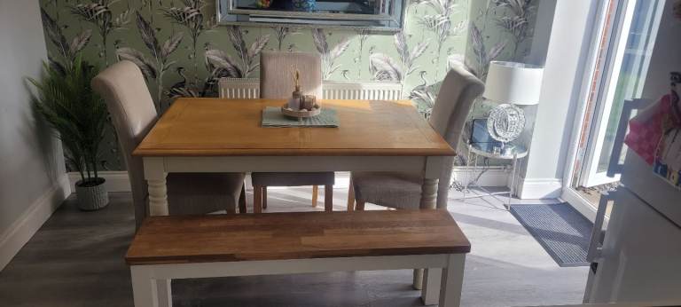 Dining table and chairs