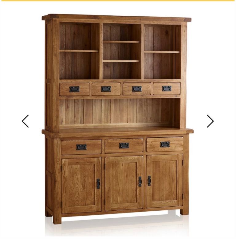 Rustic Oak Dresser from Oak Furniture Land Possible Delivery H 190 x W ...