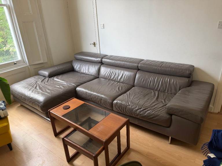 Mid Century Gray Couch