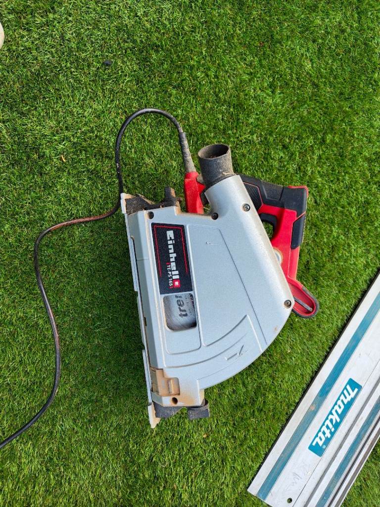 Einhell plunge saw and track Makita 