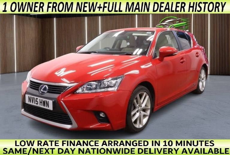 2015 15 LEXUS CT 1.8 200H PREMIER HATCHBACK 5DR PETROL HYBRID CVT EURO 6 (S/S) (