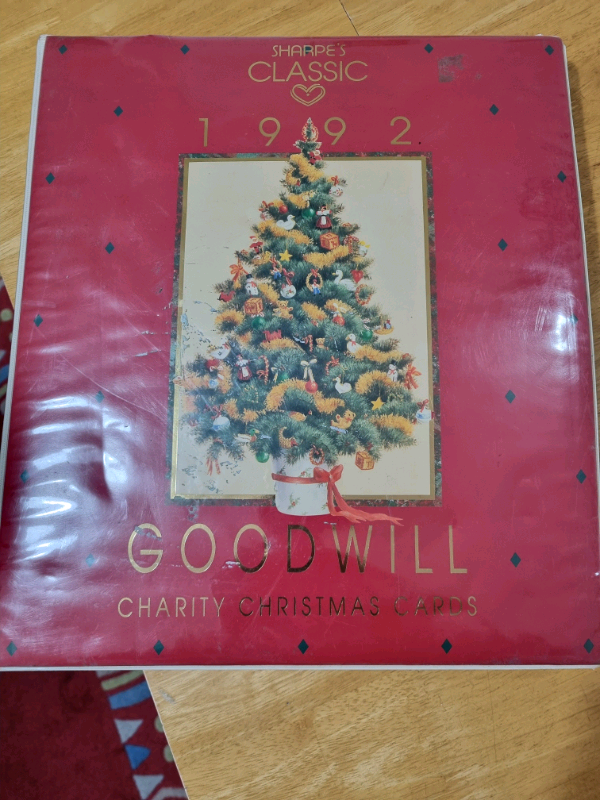 Reps large Portfolio of Christmas cards  from 1992