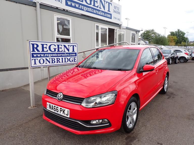 2016 Volkswagen Polo 1.0 BlueMotion Tech Match Hatchback 5dr Petrol Manual Euro