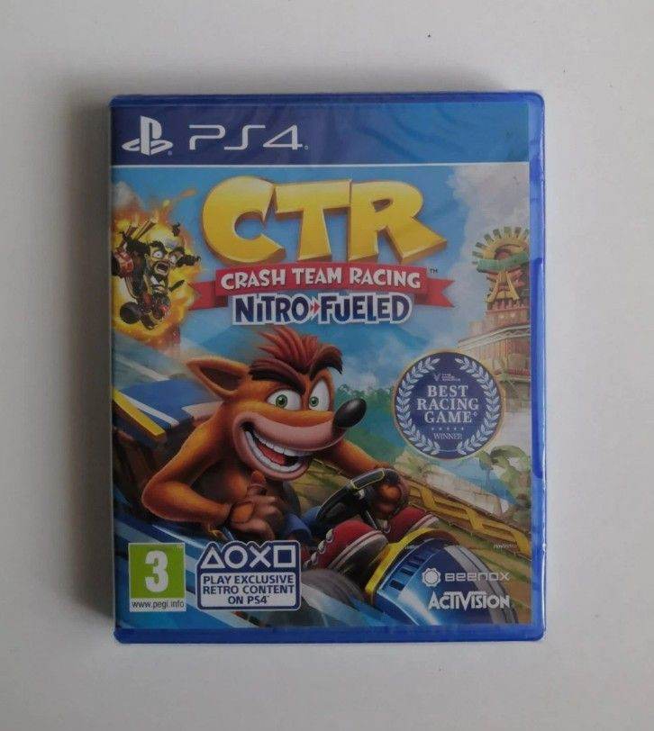 [New/Sealed] Crash Team Racing Nitro Fueled (Sony PlayStation 4, PS4)