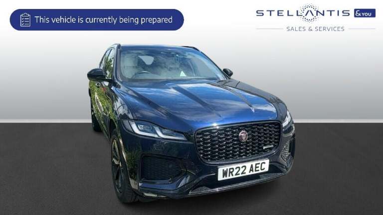 2022 Jaguar F-Pace 2.0 P250i R-Dynamic Black SUV 5dr Petrol Auto AWD Euro 6 (s/s) (250 ps) SUV Pe...