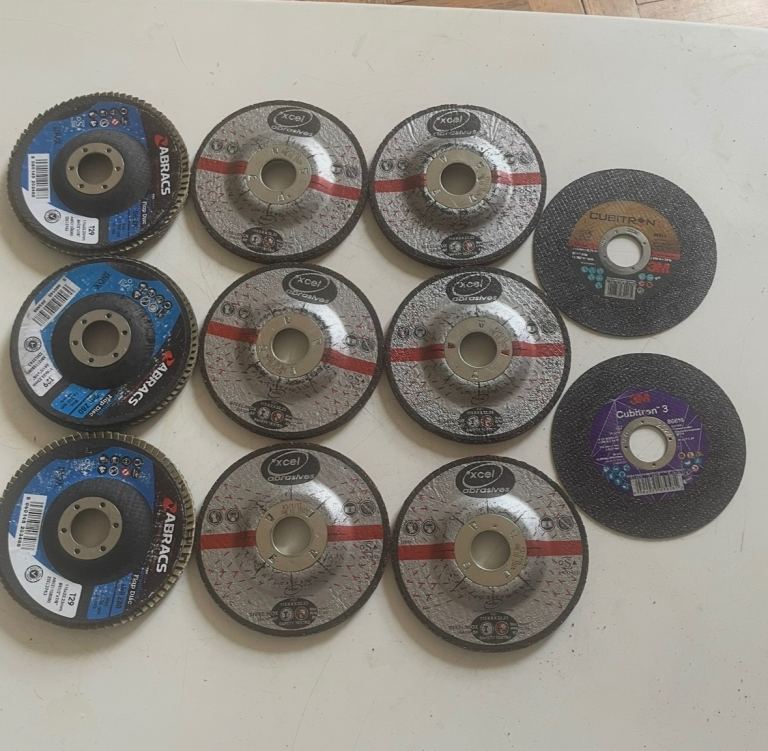 Job Lot of 11 discs for 115mm(4.5”) angle grinder 