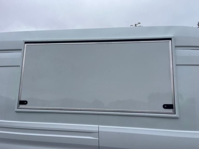 CATERING VAN/TRUCK SERVING HATCH/WINDOW SUPPLY AND FIT 