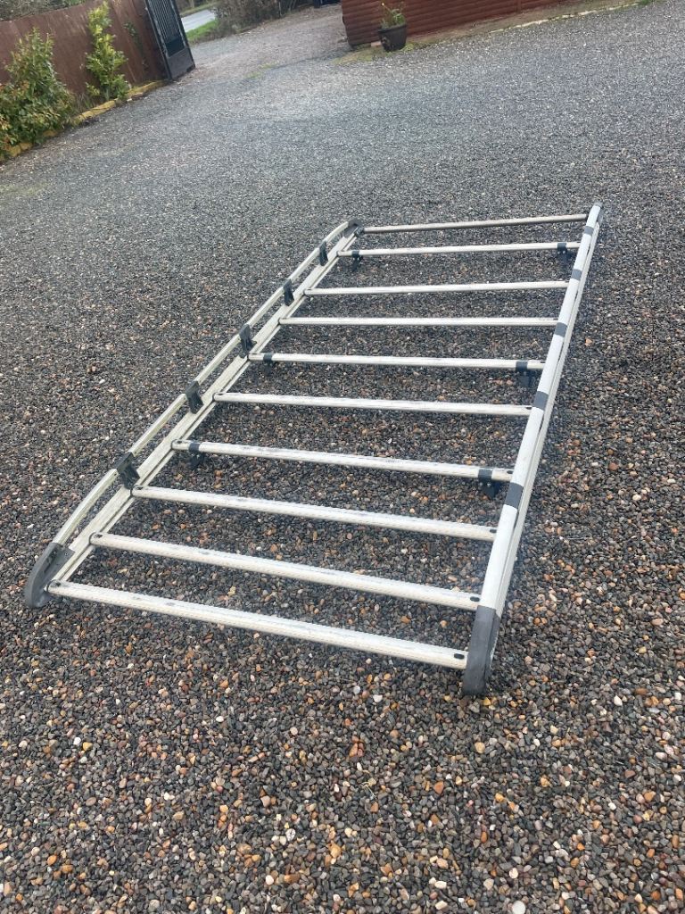 Aluminium Rhino Roof Rack + Roll Bar – Vauxhall Vivaro LWB (2019–2024 Shape)