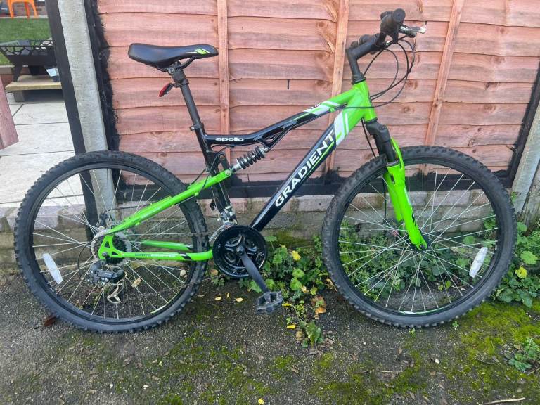 image for Green Apollo Gradient Full Suspension Mountain Bike